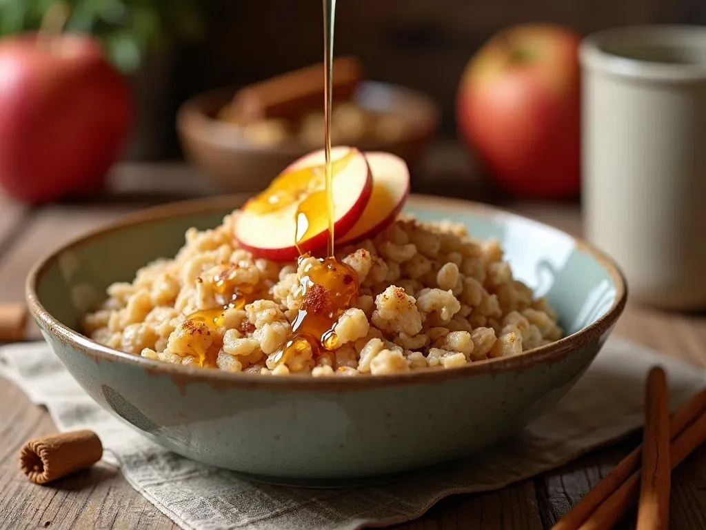 Baked Apple Cinnamon Oatmeal