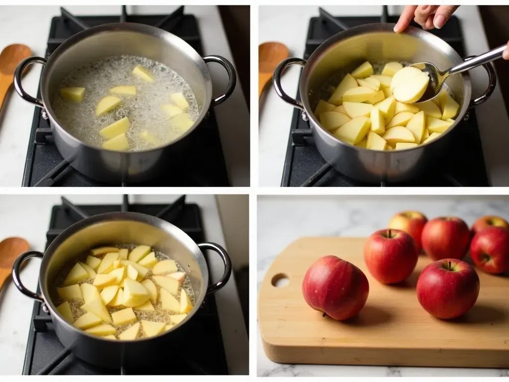 Boiling Apples Process