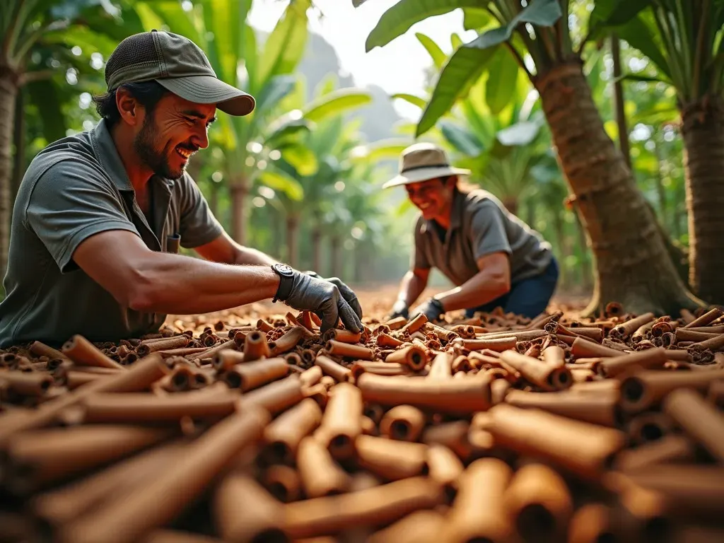 Cinnamon Harvesting