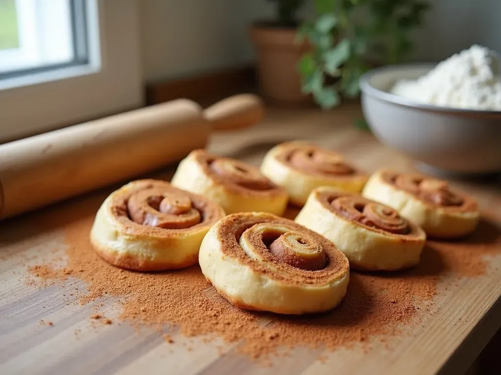 Cinnamon Pinwheels Ready to Bake