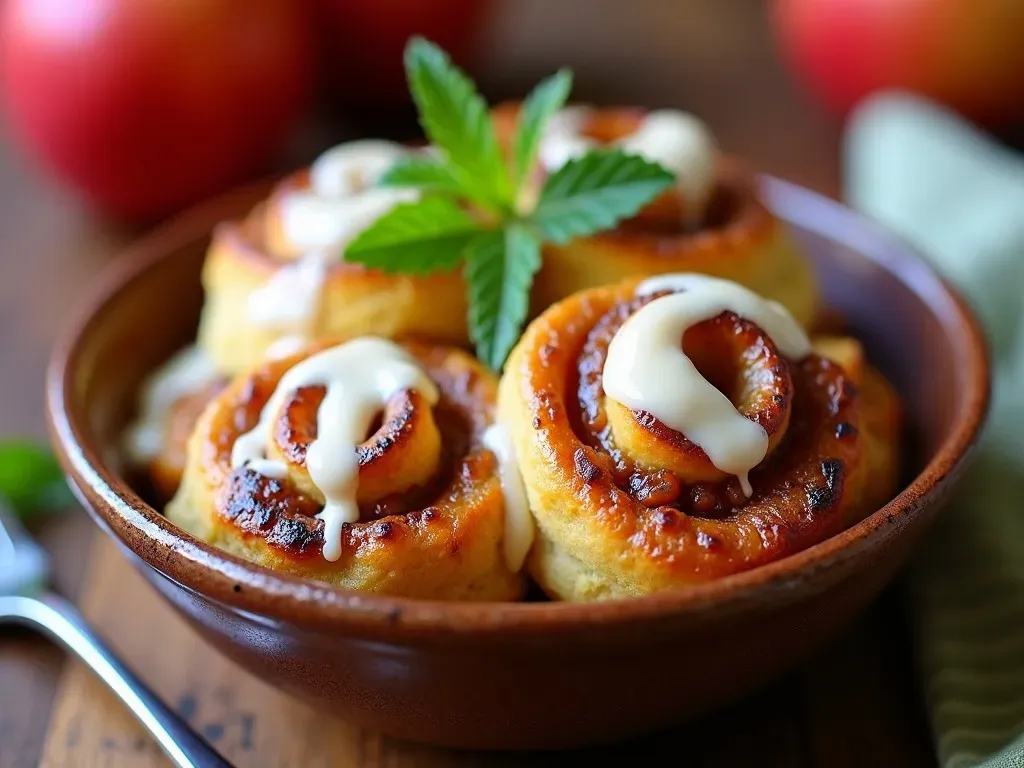 Cinnamon Roll Apple Cobbler