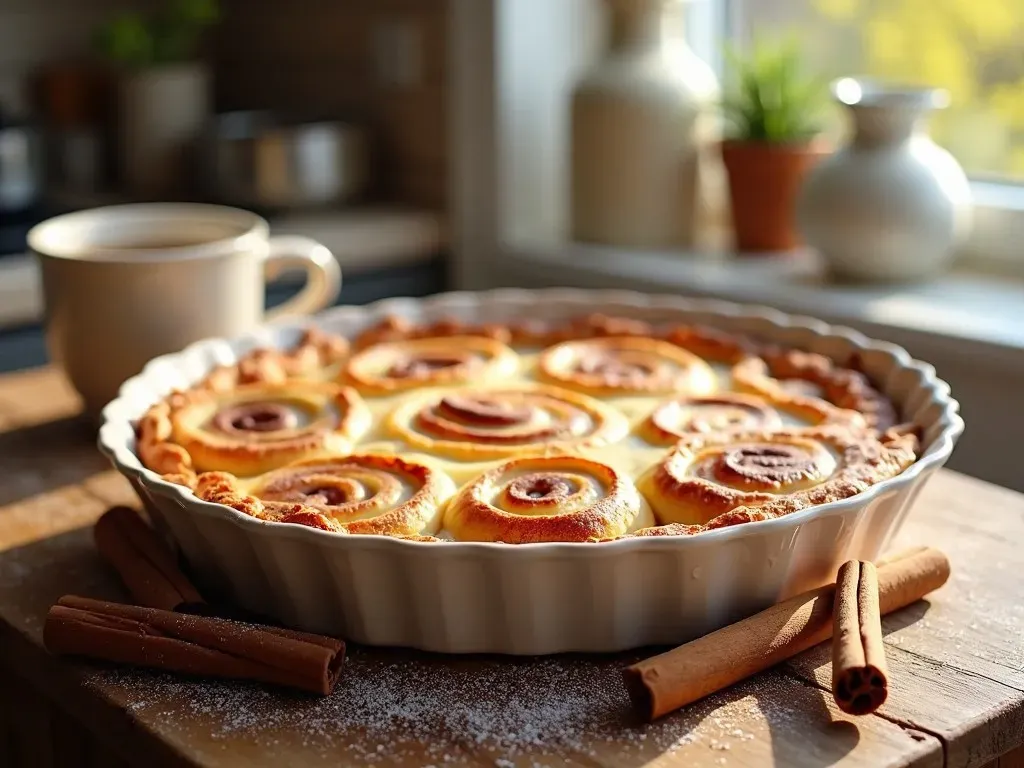 Cinnamon Roll Breakfast Casserole