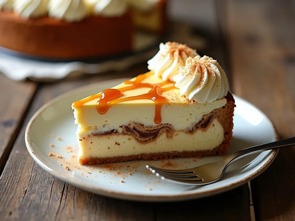 Cinnamon Roll Cheesecake