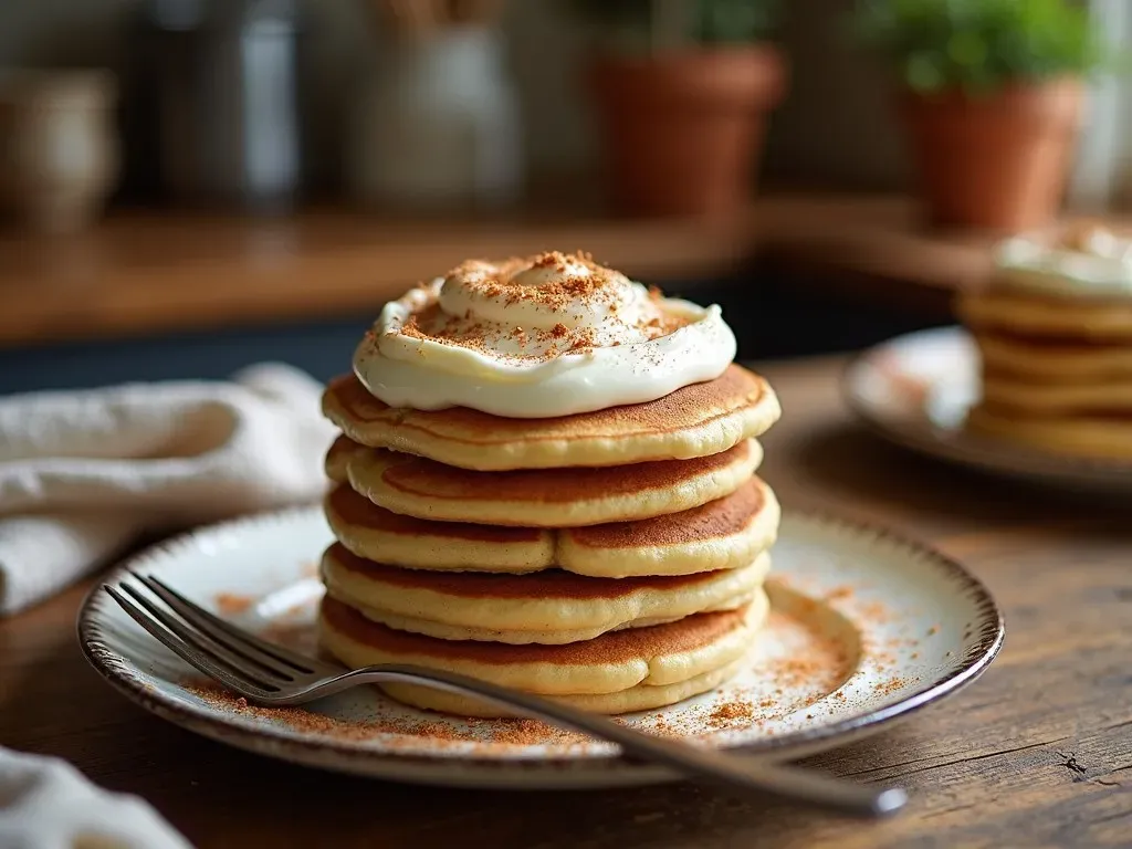 Cinnamon Roll Pancakes