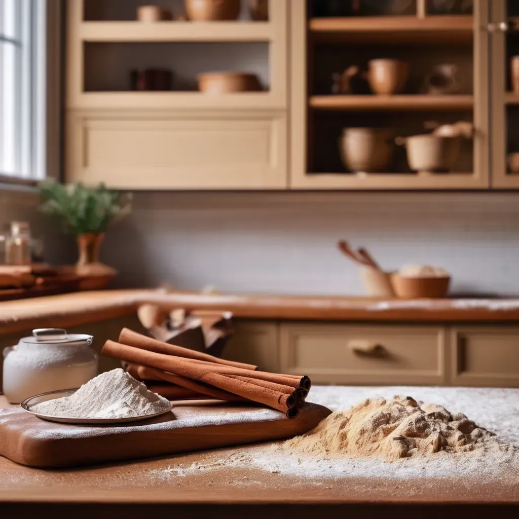 Cinnamon dough preparation