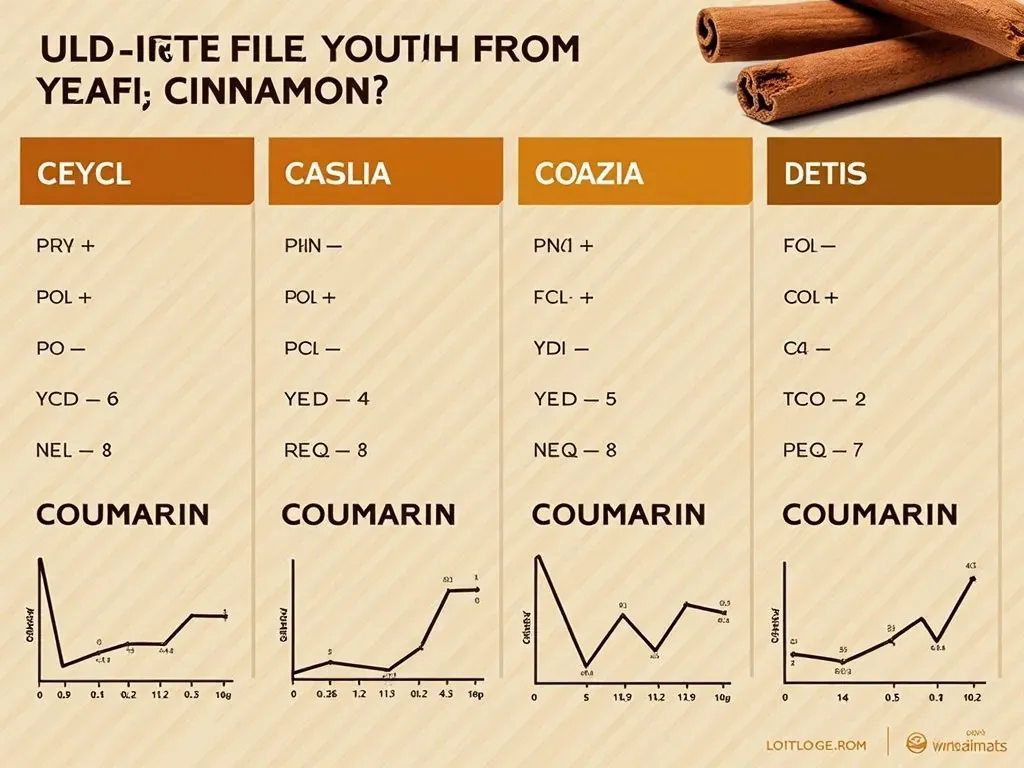 Coumarin Levels in Cinnamon Varieties