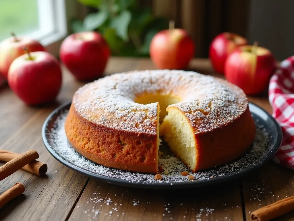 Easy One Bowl Apple Cake