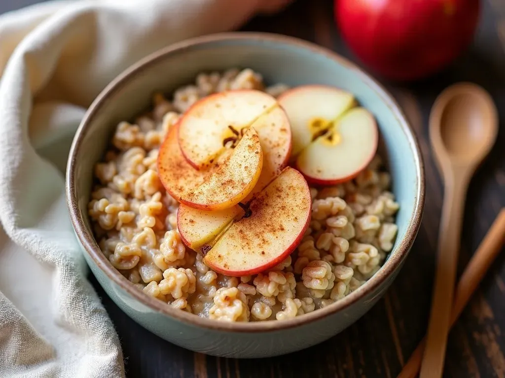 Finished Apple Cinnamon Oatmeal