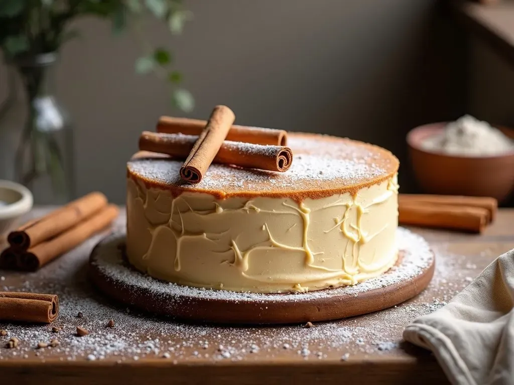 Frosted Cinnamon Cake