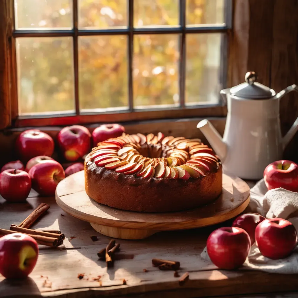 Healthy Cinnamon Apple Cake