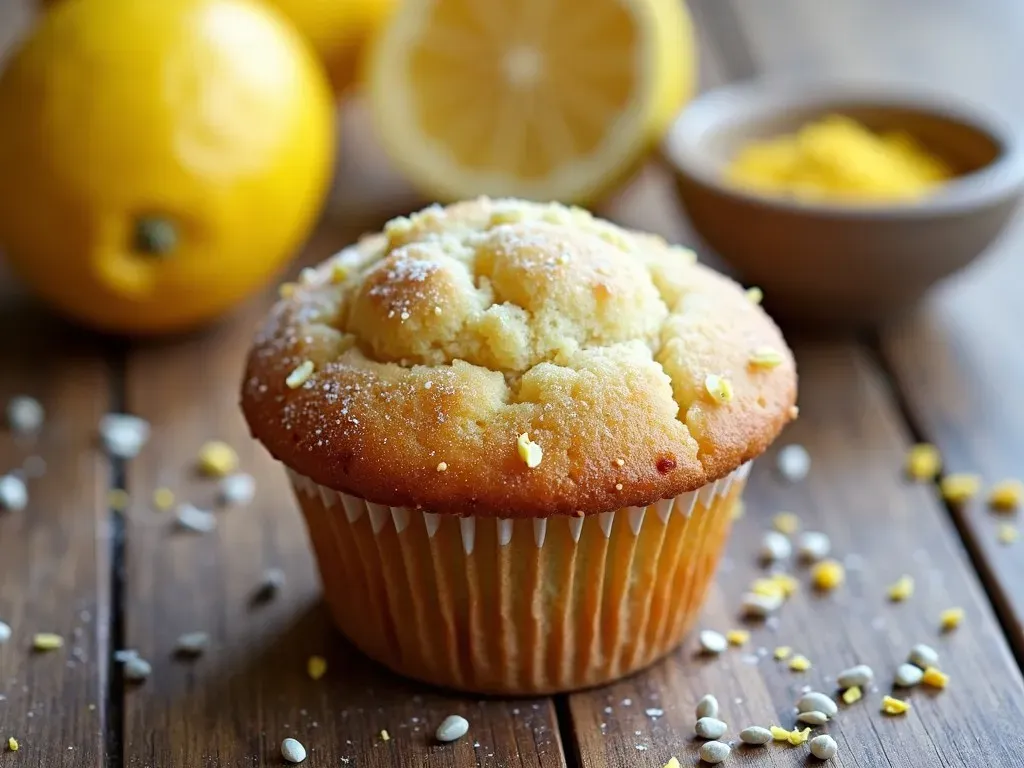 Lemon Poppy Seed Muffin