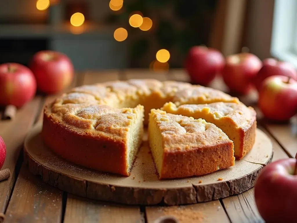 Low-Fat Apple Cake