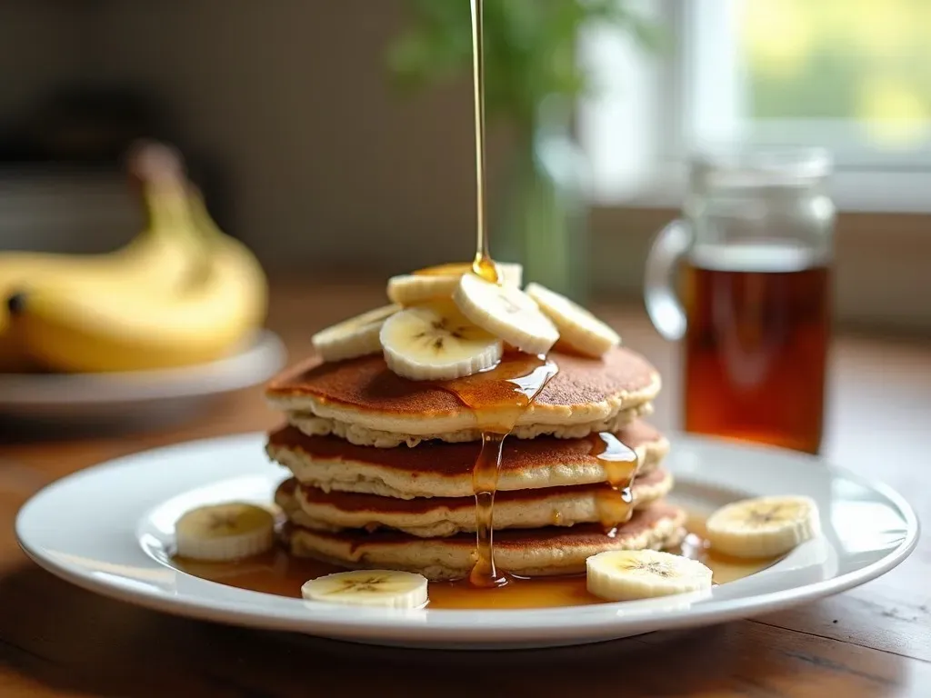 Oatmeal Banana Pancakes