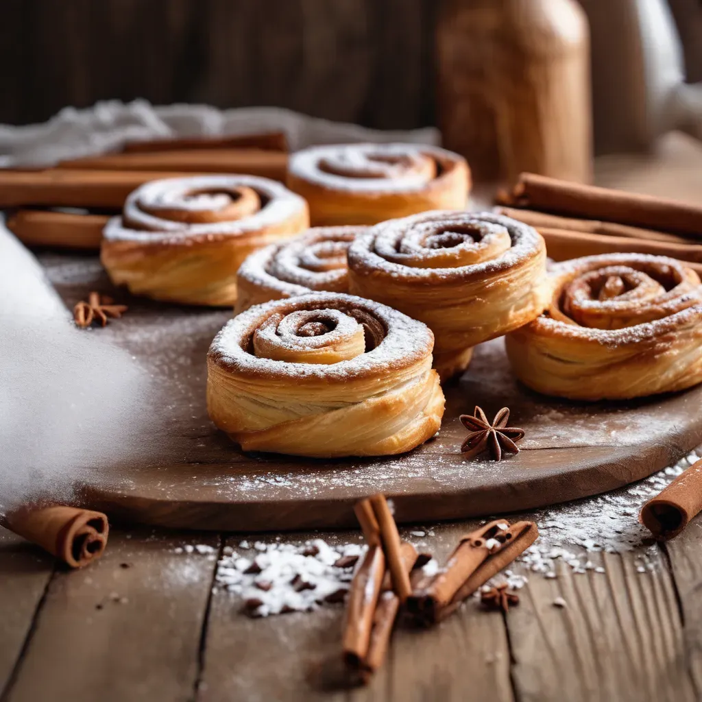 Puff Pastry Cinnamon Pinwheels