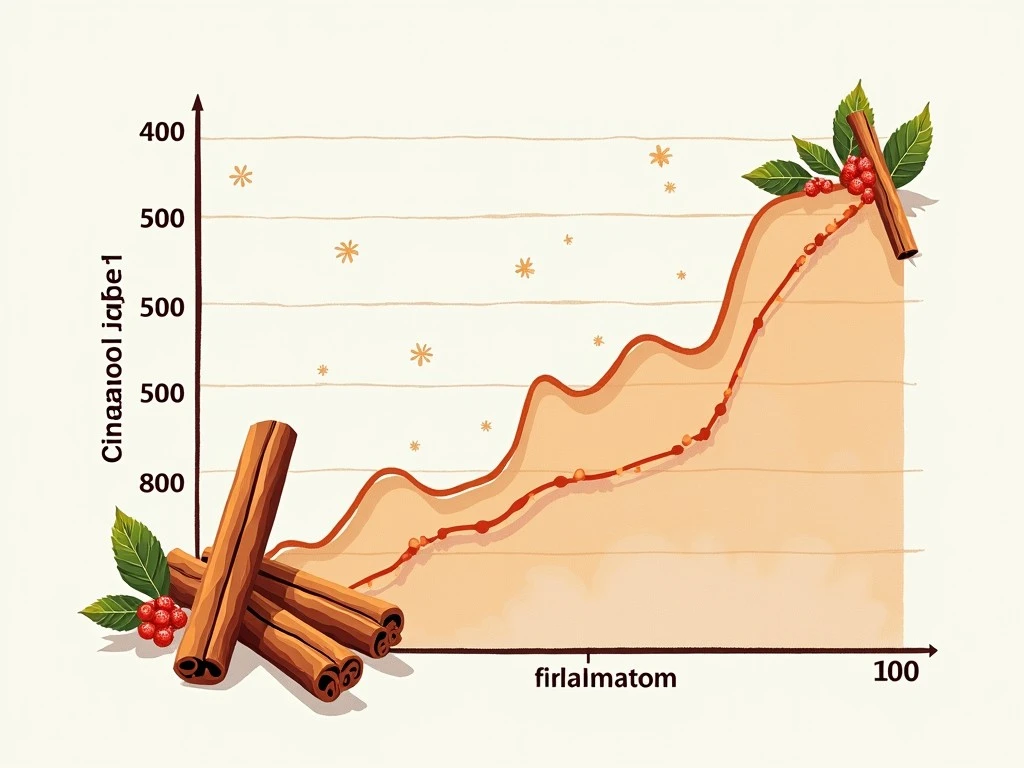  cinnamon  Blood Sugar Regulation Graph